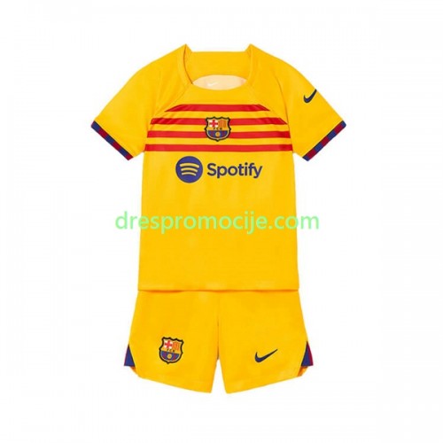 FC Barcelona Dres Dječji Četvrta 2022/2023 Kratkih Rukava FC Barcelona Dres Dječji Četvrta 2022/2023 Kratkih Rukava
